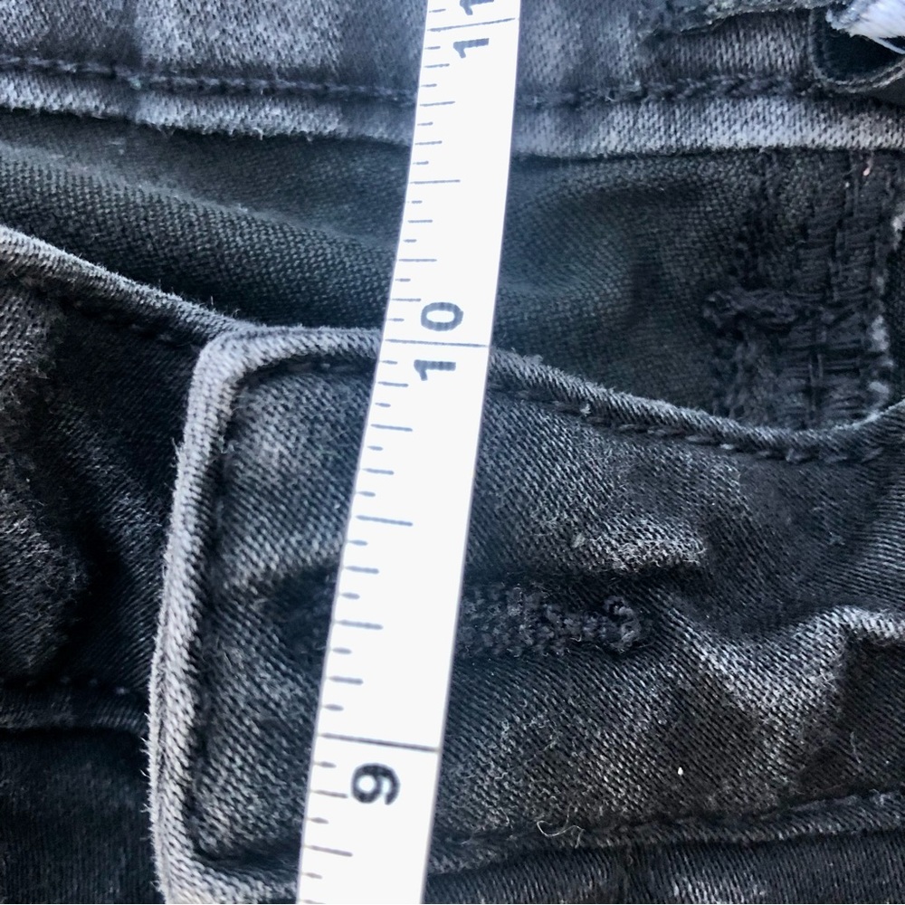 Jones New York Black Denim Shorts Madison Bermuda sz. 10 - Picture 7 of 8